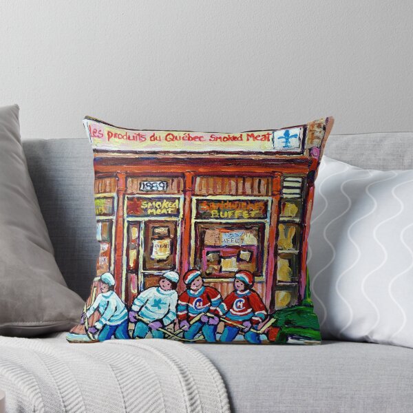 Item preview, MONTREAL ART CANADIAN PAINTINGS FOR SALE POINTE ST.CHARLES DELI SMOKED MEAT designed and sold by Carole  Spandau.