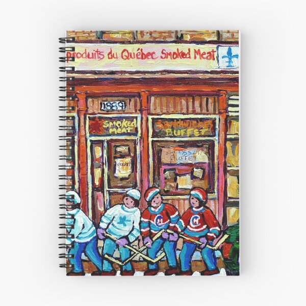Item preview, PINTURAS CANADIENSES DE MONTREAL ART EN VENTA POINTE ST.CHARLES DELI CARNE FUMADA designed and sold by Carole Spandau.