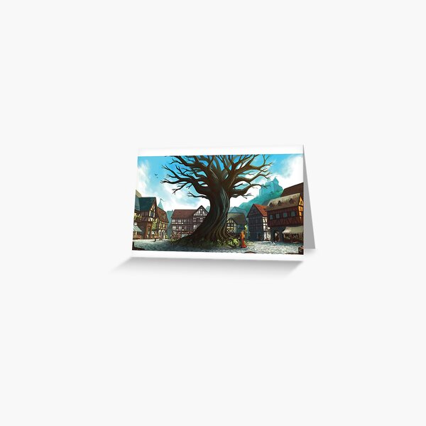 Keyleth and the Sun Tree Greeting Card