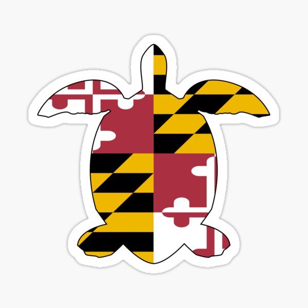 Maryland Turtle Sticker