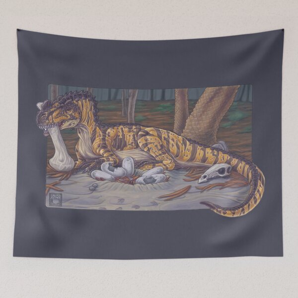 Item preview,  The Mother of Horned Lizards designed and sold by CoffeeBlack Illustration.