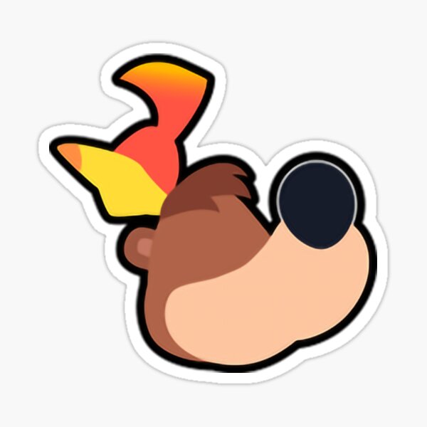 Super Smash Bros Ultimate - Banjo-Kazooie Stock Head Sticker