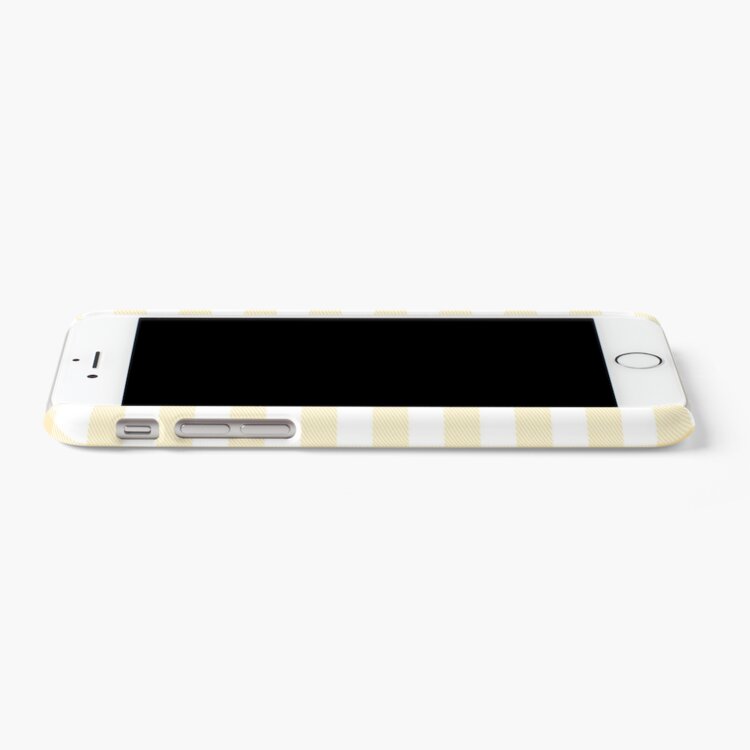 Alternate view of Yellow Gingham iPhone Case & Cover