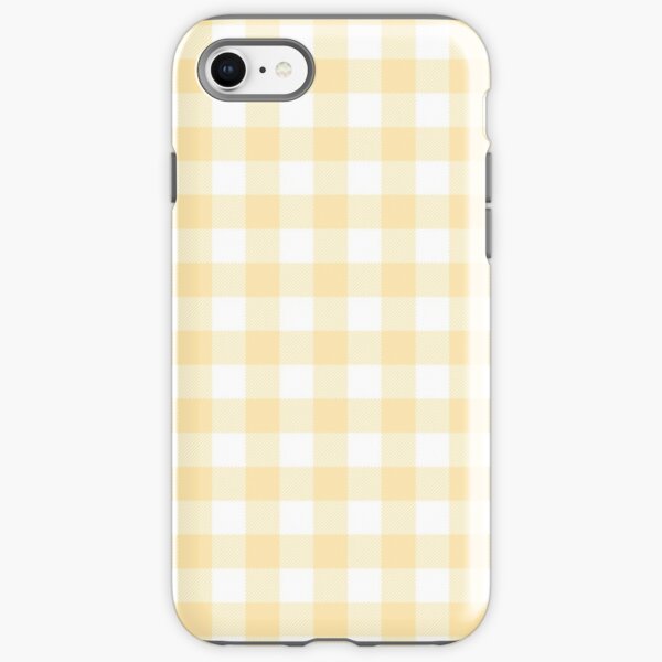 Yellow Gingham iPhone Tough Case