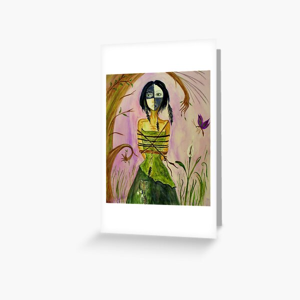 The Bone Woman Greeting Card