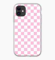 Pink Check iPhone Case