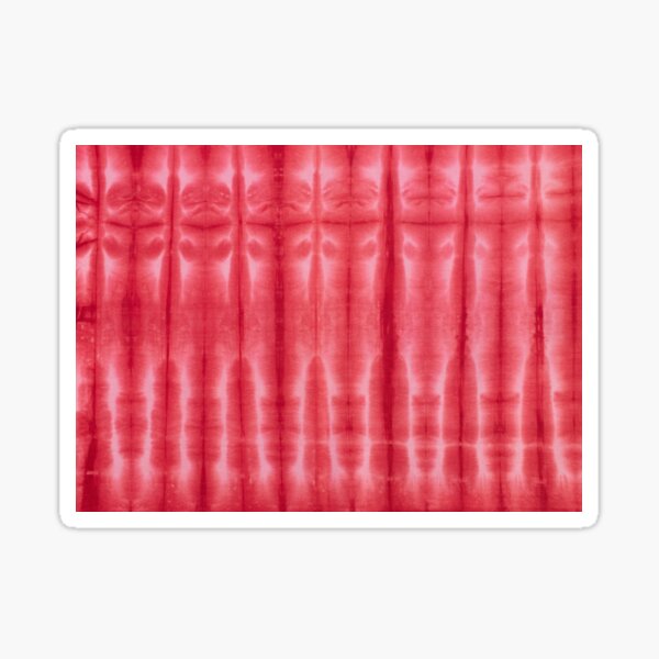 SKU606 Shibori Style - Red 15 Sticker