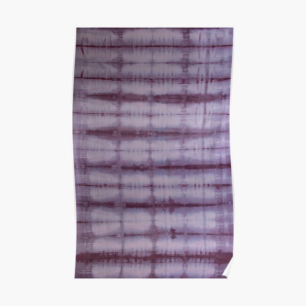 SKU 609 Shibori Style - Violet 1 Poster