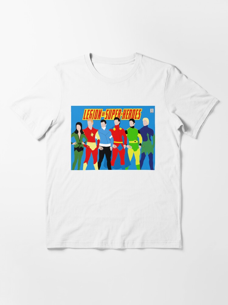 legion of superheroes t shirt