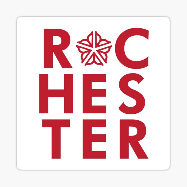 Officially Licensed Rochester Type Sticker