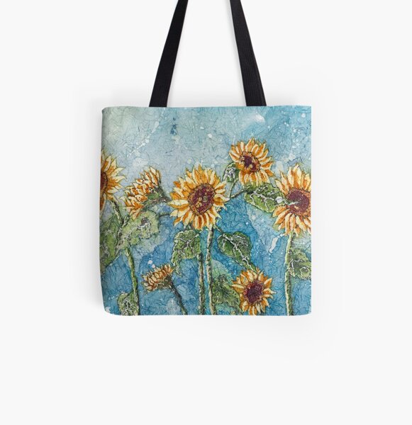 A Summer of Sunflowers All Over Print Tote Bag