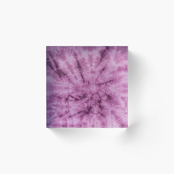 SKU619 Shibori Style - Violet 11 Acrylic Block