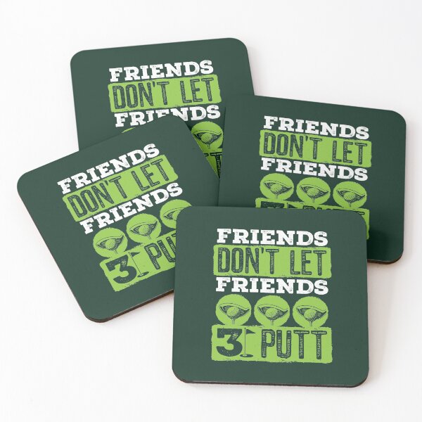 Item preview, Golf Friends Don't Let Friends 3 Putt designed and sold by jaygo.