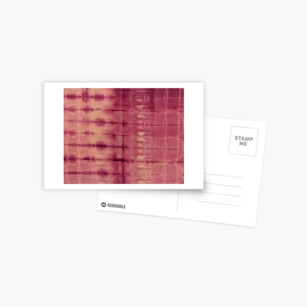 SKU627 Shibori Style - Violet Red 1 Postcard