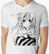 cute Men's V-Neck T-Shirt