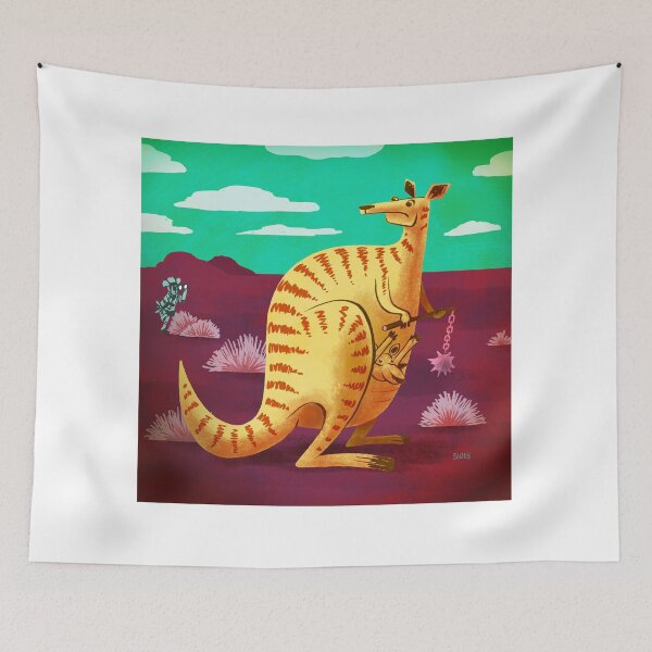 Item preview, Kangaroo Sneak Attack designed and sold by washburnillos.