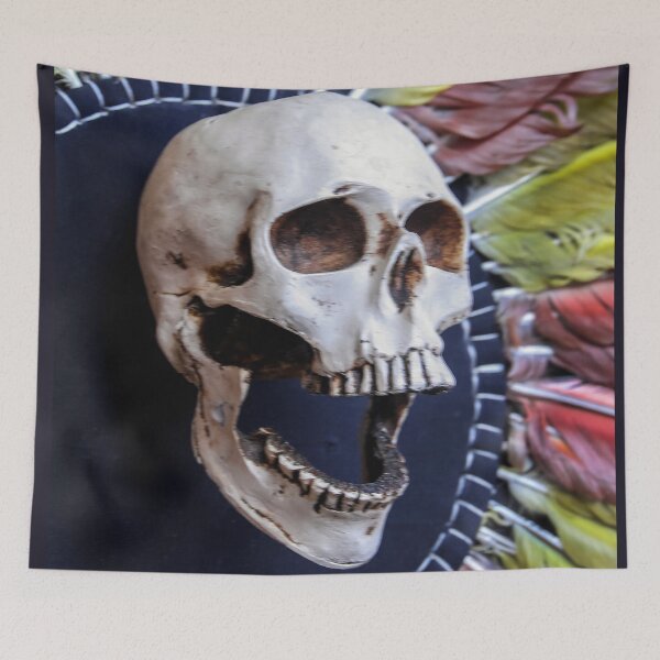 Item preview, Skull and Feathers designed and sold by heatherfriedman.