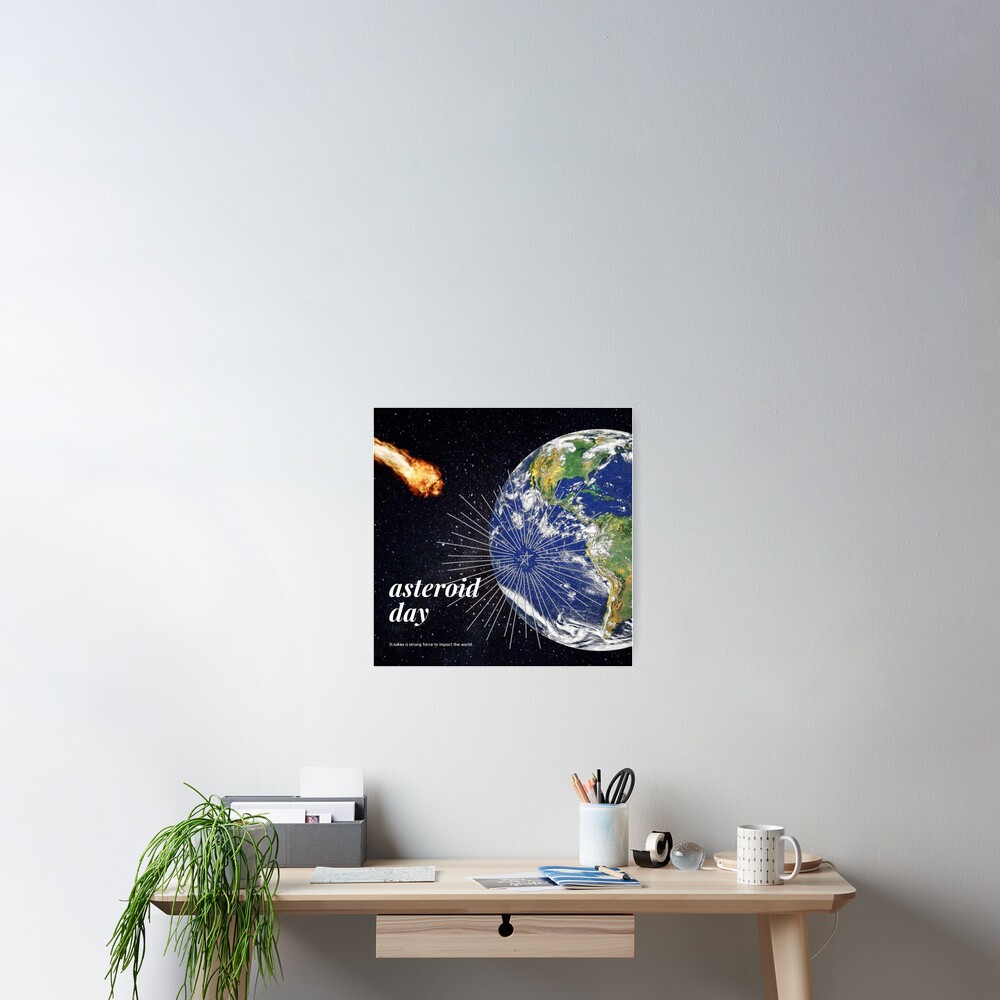 Asteroid Approaching Poster
