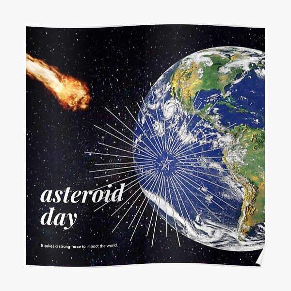 Asteroid Approaching Poster