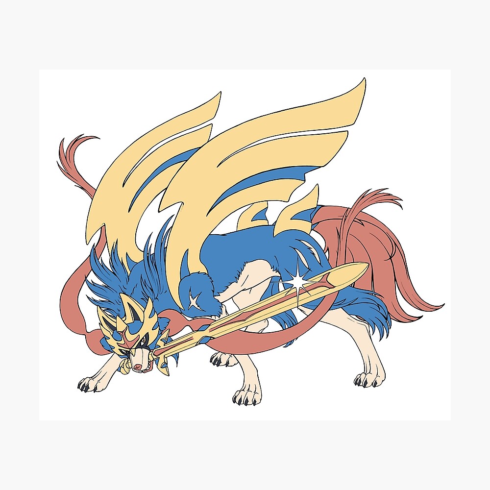 Dessin Pokémon Zacian : Coloriage Pokemon A Imprimer Sur Coloriage