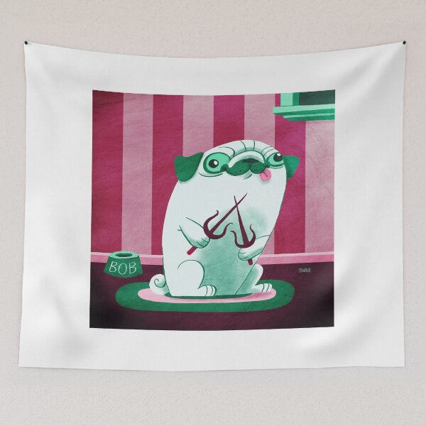 Item preview, Joseph the Pug designed and sold by washburnillos.