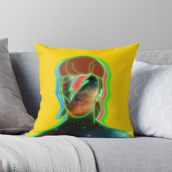 STARMAN / Neon nostalgia homenaje Cojín
