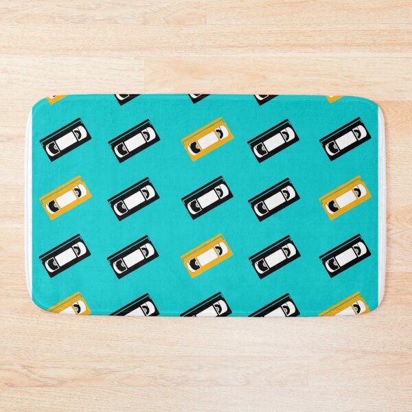 Item preview, VHS Cassette Tapes Collection Orange Tapes Teal designed and sold by AbbysRadArt.