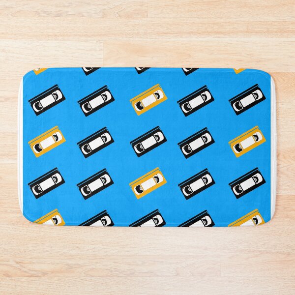 Item preview, VHS Cassette Tapes Collection Orange Tapes Blue designed and sold by AbbysRadArt.