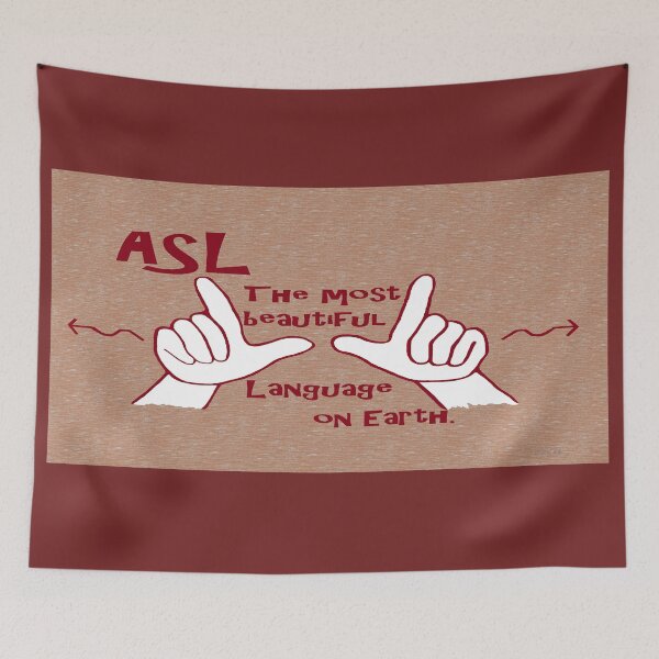 Item preview, ASL The Most Beautiful Language designed and sold by EloiseArt.