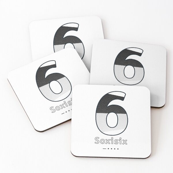 Item preview, Soxisix - Navy Alphabet - Leather designed and sold by Art-Frankenberg.