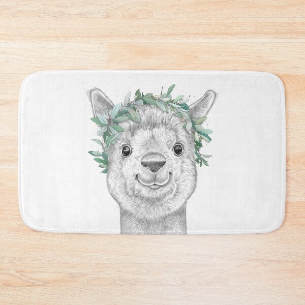 Item preview, Alpaca with wreath designed and sold by NIKITA KORENKOV NikKor.