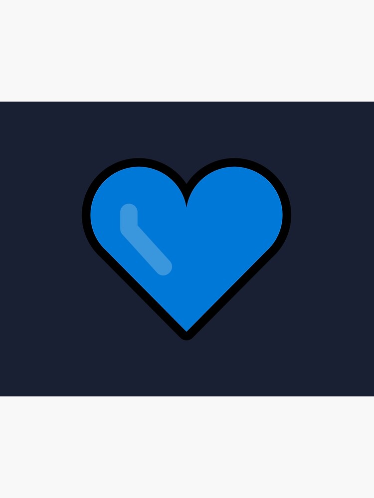 Blue Heart Emoji (U+1F499)