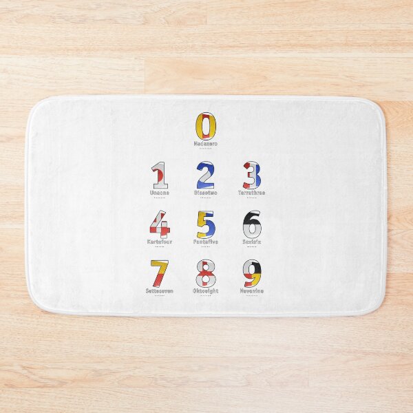 Item preview, Navy Alphabet - Numbers - Leather designed and sold by Art-Frankenberg.