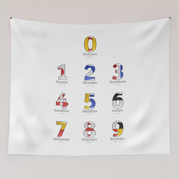 Item preview, Navy Alphabet - Numbers - Leather designed and sold by Art-Frankenberg.