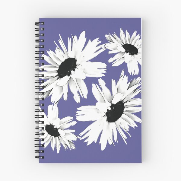 Aperçu de l'œuvre Daisy Love Bleu Profond créée et vendue par PoppyPod.