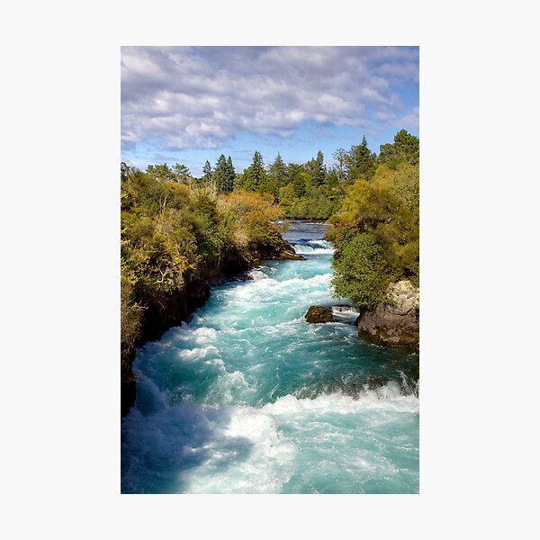 Item preview, The Waikato River, Taupo, New Zealand designed and sold by ChristineJayne.