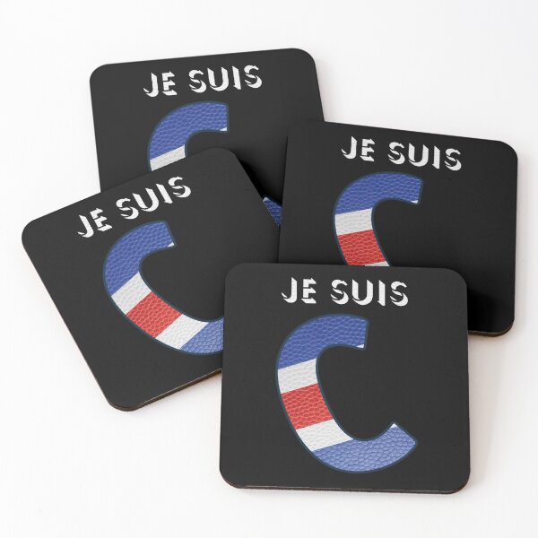 Item preview, Je suis Charlie - Navy Alphabet - Leather designed and sold by Art-Frankenberg.