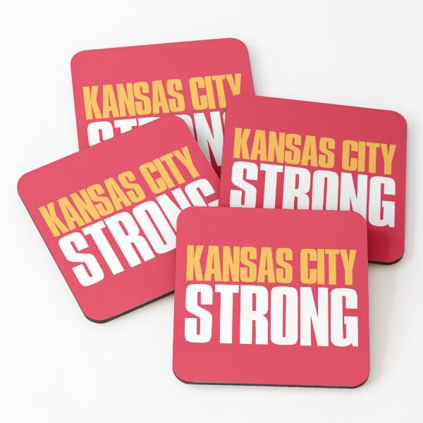 Kansas City Strong Sports Fan Coasters (Set of 4)
