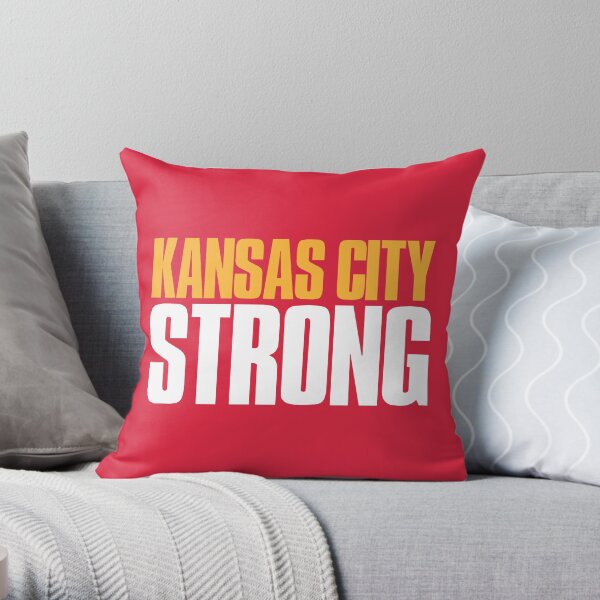 Kansas City Strong Sports Fan Throw Pillow