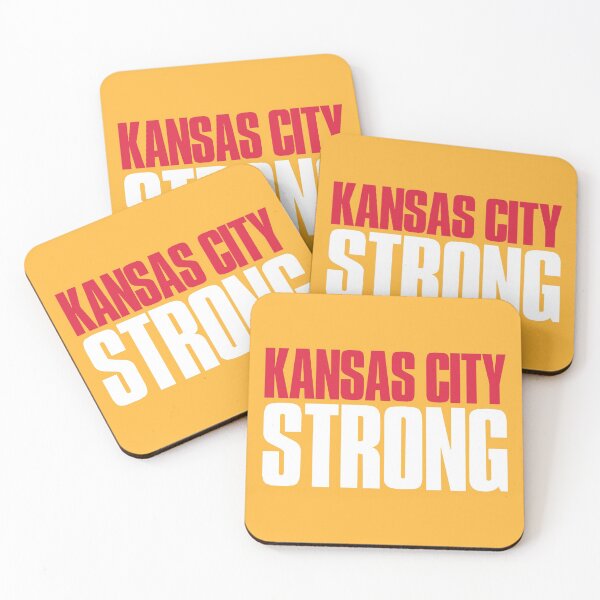 Kansas City Strong Fan Coasters (Set of 4)