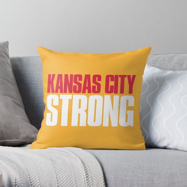 Kansas City Strong Fan Throw Pillow