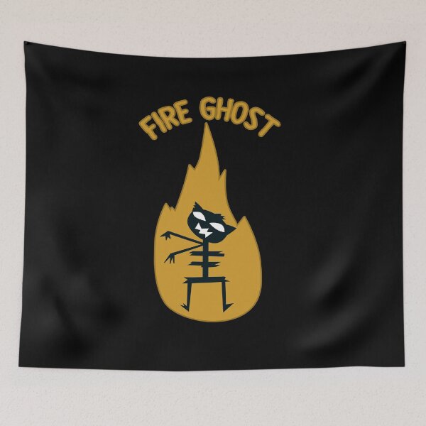 Item preview, Fire Ghost Night in the woods designed and sold by Migi-Desu.
