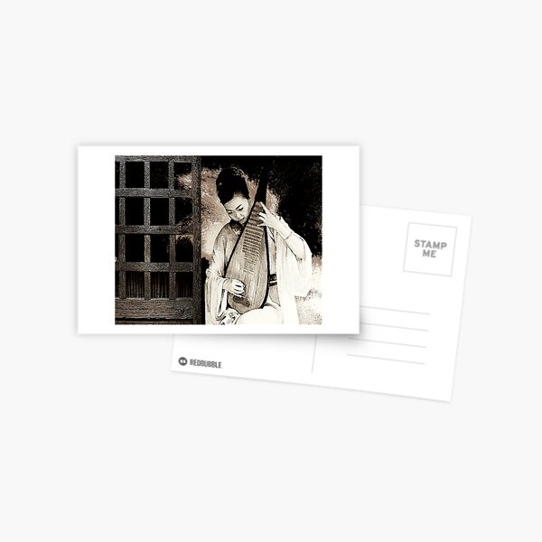 the player....... visual music Postcard