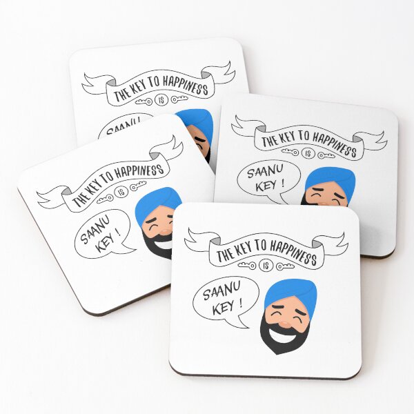 Item preview, The Key to Happiness is Saanu Key - Funny Indian Sikh designed and sold by mrhighsky.