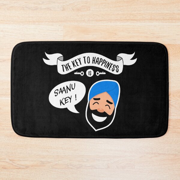 Item preview, The Key to Happiness is Saanu Key - Funny Indian Sikh designed and sold by mrhighsky.