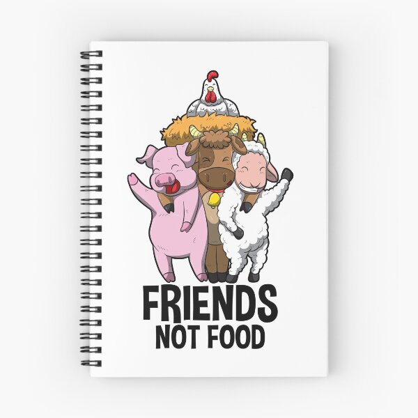 Item preview, Friends not Food Shirt Vegan Vegetarian Veggie Gift designed and sold by BornDesign.
