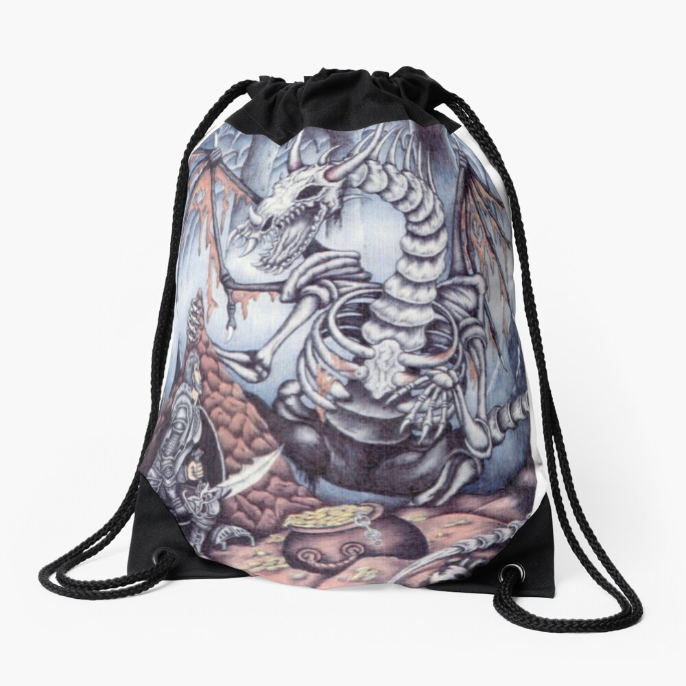 Dragon Slayer Drawstring Bag