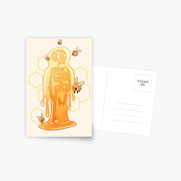 Reanimated Honey Ghost Postcard