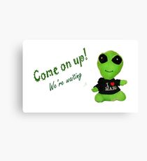 Little Alien Canvas Print