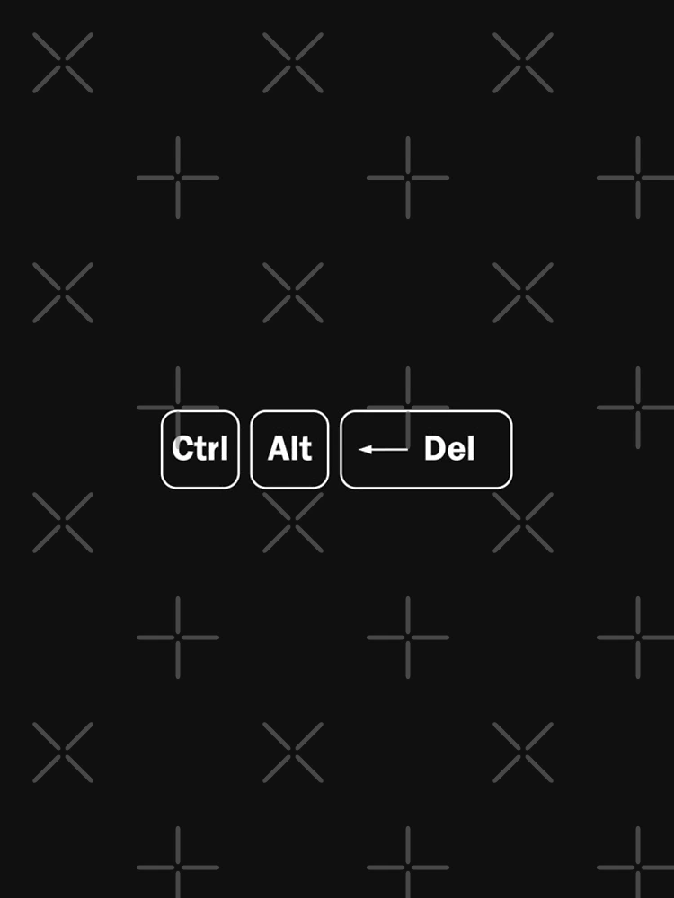 Thumbnail 4 of 4, iPhone Case, Ctrl + Alt + Del - Computer Programming - Dark Color designed and sold by Programming Jokes.